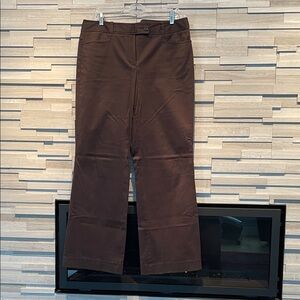 Women’s Ann Taylor studio soft brushed Brown Pants- size 12, good condition